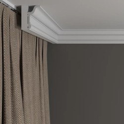 Потолочный плинтус под покраску Decor-Dizayn DD501 2000×31×59