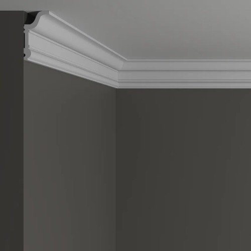 Потолочный плинтус под покраску Decor-Dizayn DD501 2000×31×59