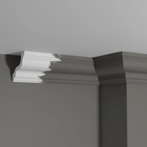 Потолочный плинтус под покраску Decor-Dizayn DD30 2000×82×74