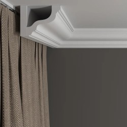 Потолочный плинтус под покраску Decor-Dizayn DD30 2000×82×74