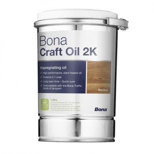 Масло для дерева Bona Craft Oil 2K Мороз Frost 1,25 л