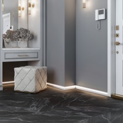 Плинтус МДФ под покраску Evrowood PN 021 Led с подсветкой 2000×70×16