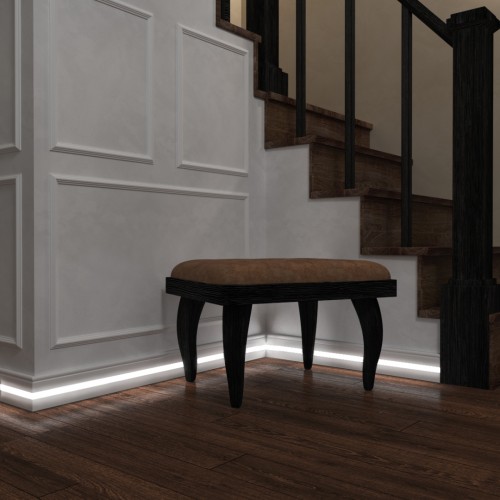 Плинтус МДФ под покраску Evrowood PN 030 Led с подсветкой 2000×80×16 Плинтус МДФ под покраску Evrowood PN 030 Led с подсветкой 2000×80×16