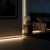 Плинтус МДФ под покраску Evrowood PN 050 Led со светодиодной подсветкой 80x12 фото в интерьере
