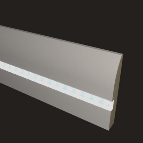 Плинтус МДФ под покраску Evrowood PN 080 Led с подсветкой 2000×95×16 Плинтус МДФ под покраску Evrowood PN 080 Led с подсветкой 2000×95×16