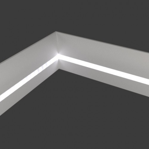 Плинтус МДФ под покраску Evrowood PN 080 Led с подсветкой 2000×95×16 Плинтус МДФ под покраску Evrowood PN 080 Led с подсветкой 2000×95×16