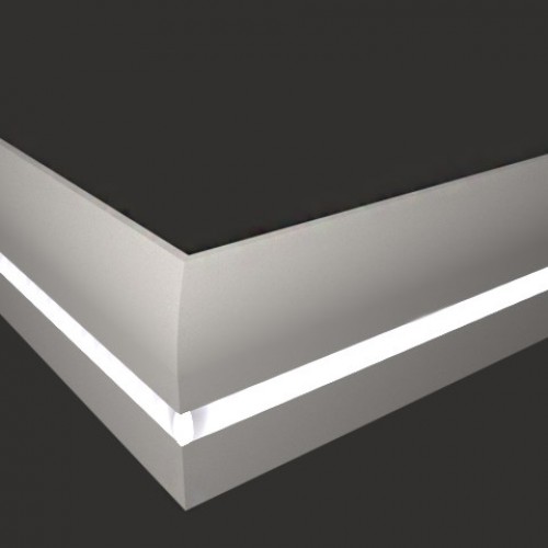 Плинтус МДФ под покраску Evrowood PN 080 Led с подсветкой 2000×95×16 Плинтус МДФ под покраску Evrowood PN 080 Led с подсветкой 2000×95×16