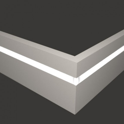 Плинтус МДФ под покраску Evrowood PN 101 Led с подсветкой 2000×100×16 Плинтус МДФ под покраску Evrowood PN 101 Led с подсветкой 2000×100×16