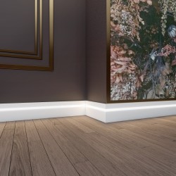 Плинтус МДФ под покраску Evrowood PN 101 Led с подсветкой 2000×100×16