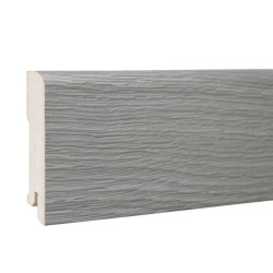 Плинтус МДФ ламинированный DeArtio Дуб серый брашированный B202-08 2050×80×16