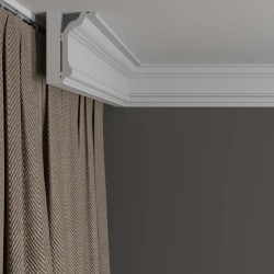 Потолочный плинтус под покраску Decor-Dizayn DD502 2000×40×80