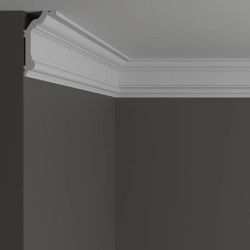 Потолочный плинтус под покраску Decor-Dizayn DD502 2000×40×80