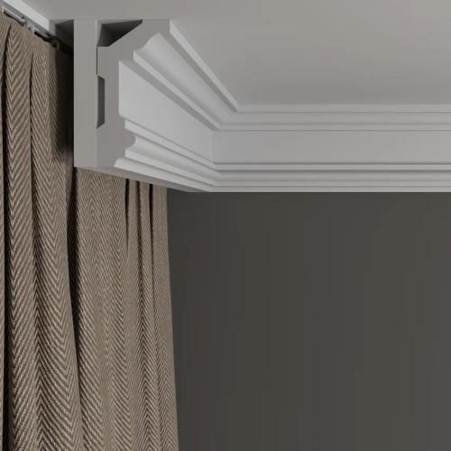 Потолочный плинтус под покраску Decor-Dizayn DD503 2000×50×100