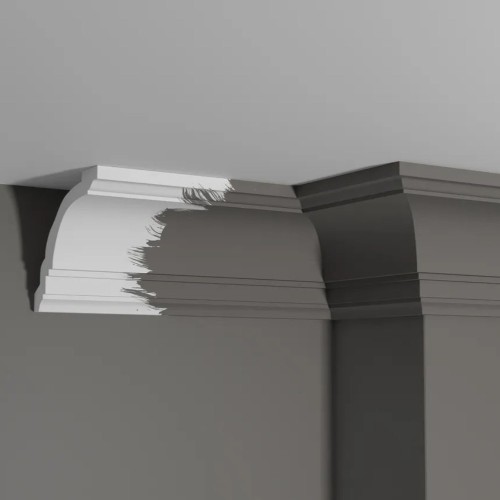 Потолочный плинтус под покраску Decor-Dizayn DD16 2000×122×100