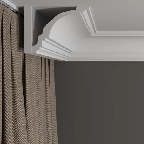 Потолочный плинтус под покраску Decor-Dizayn DD16 2000×122×100