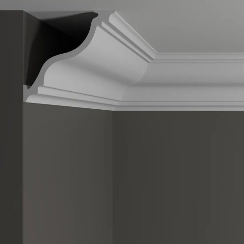 Потолочный плинтус под покраску Decor-Dizayn DD504 2000×115×115