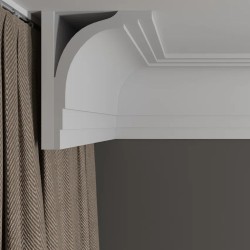 Потолочный плинтус под покраску Decor-Dizayn DD511 2000×120×170