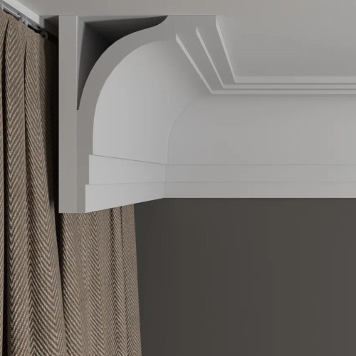 Потолочный плинтус под покраску Decor-Dizayn DD511 2000×120×170