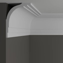 Потолочный плинтус под покраску Decor-Dizayn DD511 2000×120×170