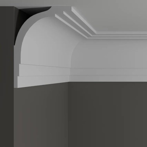Потолочный плинтус под покраску Decor-Dizayn DD511 2000×120×170
