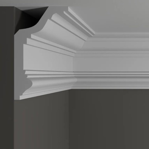 Потолочный плинтус под покраску Decor-Dizayn DD513 2000×111×192