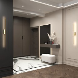 Потолочный плинтус под покраску Decor-Dizayn Modern DD520 с подсветкой 2000×70×140