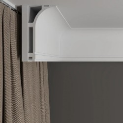 Потолочный плинтус под покраску Decor-Dizayn Modern DD520 с подсветкой 2000×70×140