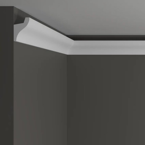 Потолочный плинтус под покраску Decor-Dizayn DD506 с подсветкой 2000×33×50