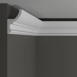 Потолочный плинтус под покраску Decor-Dizayn DD507 с подсветкой 2000×58×97