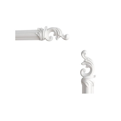 Декор к молдингу под покраску Decor-Dizayn H1-DD35 LR 102×46×16