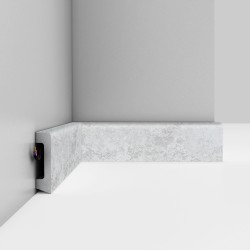 Плинтус Decomaster Травертин светлый D234-1619 2400×58×16