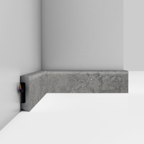 Плинтус Decomaster Травертин светлый мерцающий D234-1629G 2400×58×16 Плинтус Decomaster Травертин светлый мерцающий D234-1629G 2400×58×16