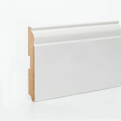Плинтус МДФ ламинированный DeArtio White W04-120 2050×120×16