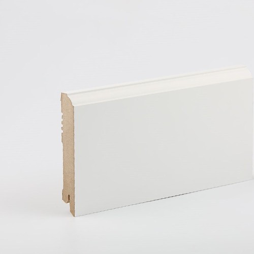 Плинтус МДФ ламинированный DeArtio White W28-100 2050×100×16 Плинтус МДФ ламинированный DeArtio White W28-100 2050×100×16