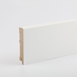 Плинтус МДФ ламинированный DeArtio White W29-80 2050×80×16