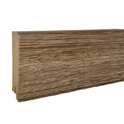 Плинтус МДФ ламинированный DeArtio Дуб тобакко B302-20 2050×80×16