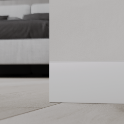 Плинтус алюминиевый скрытый Ликорн Серебристый С-07.3.2 матовый 2500×60,5×15