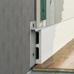 Вставка в скрытый плинтус под покраску гибкая Laconistiq 99-100-200 2000×100×13