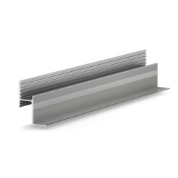 Профиль алюминиевый теневой с подсветкой Laconistiq Multilevel Серебряный 25-13-300 3000×46,3×27,7