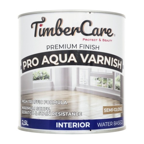 Лак для паркета TimberCare Pro Aqua Varnish 350075 полуглянцевый 2,5 л Лак для паркета TimberCare Pro Aqua Varnish 350075 полуглянцевый 2,5 л