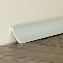 Плинтус алюминиевый Modern Decor мини EWA серебро 3000×15×15