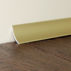 Плинтус алюминиевый Modern Decor мини EWA золото 3000×15×15