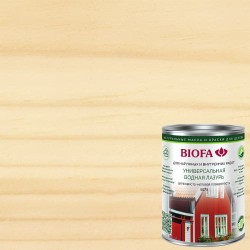 Лазурь для дерева Biofa 5075 Бесцветная 0,4 л