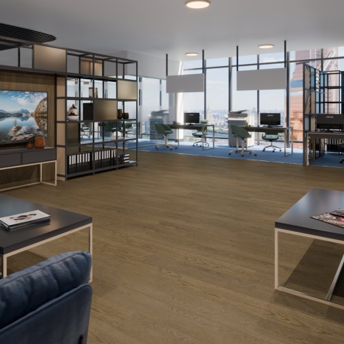 Кварцвиниловый SPC ламинат Damy Floor Family Дуб Мокко 0030-6 1220×180×4