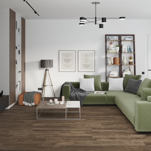 Кварцвиниловый SPC ламинат Damy Floor Family Орех Американский 0036-3 1220×180×4