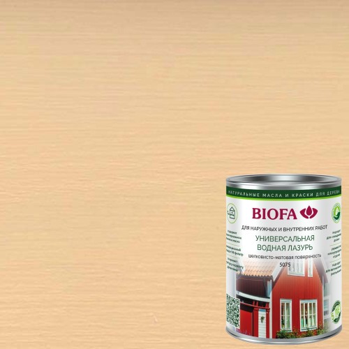 Лазурь для дерева Biofa 5075 цвет 7509 0,4 л