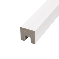 Рейка декоративная под покраску Alpine Walls LineArt ECO5921W 2900×35×35