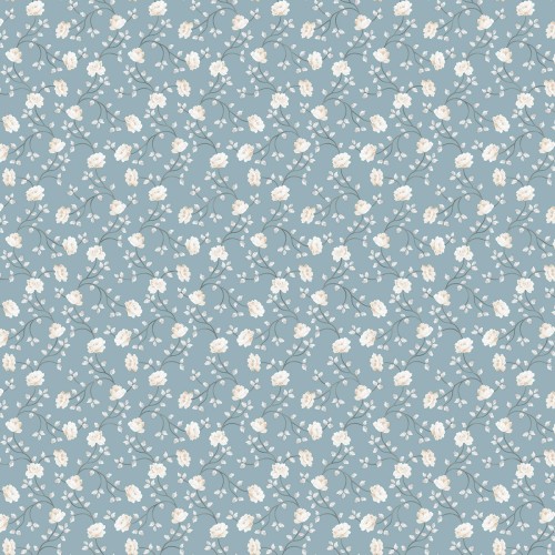 Обои Aura Spring Petit flowers blue 1905-1 10,05×0,53