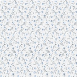 Обои Aura Spring Petit flowers white 1905-2 10,05×0,53