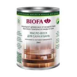 Масло-воск для саун и бань Biofa 2065 бесцветное 0,4 л
